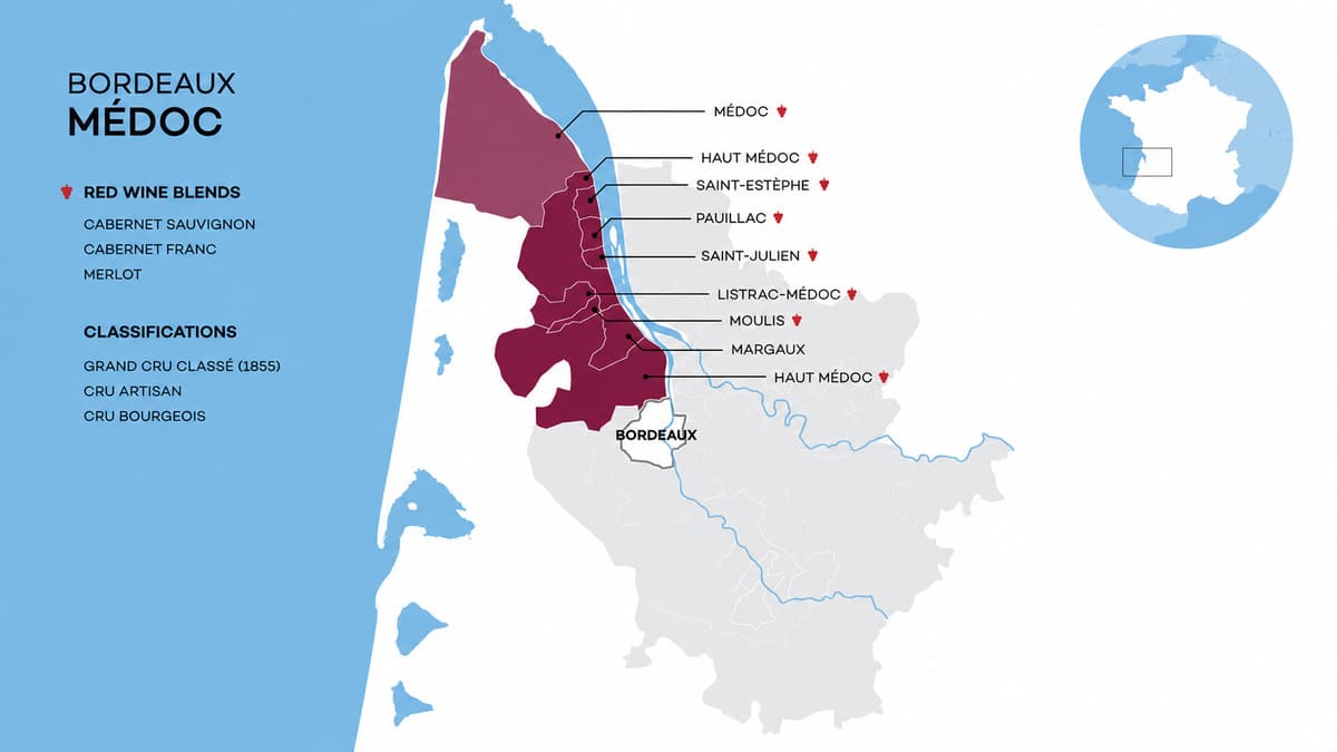 Bản đò vùng Medoc