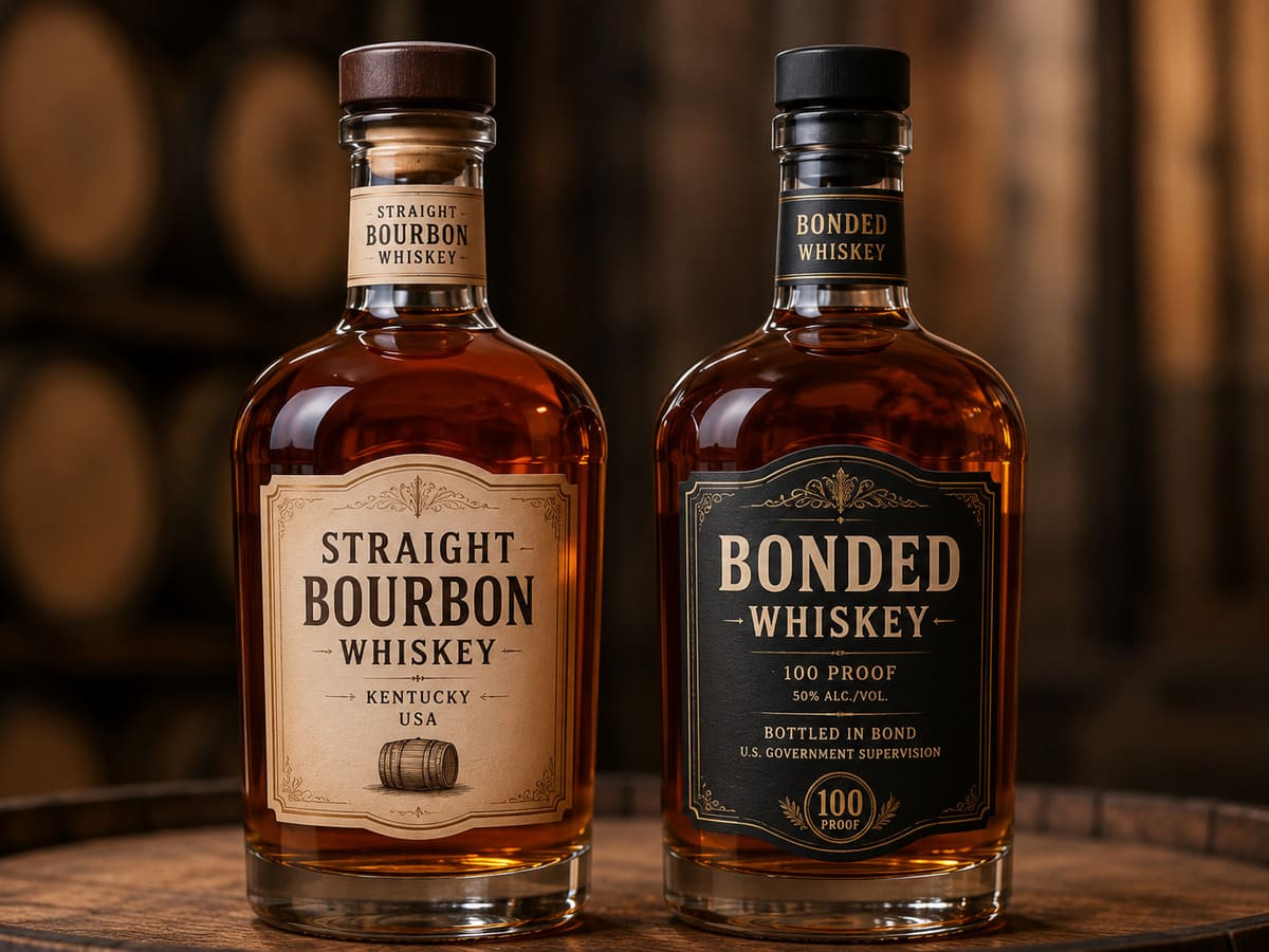 Rượu Straight Bourbon và Bonded Whiskey