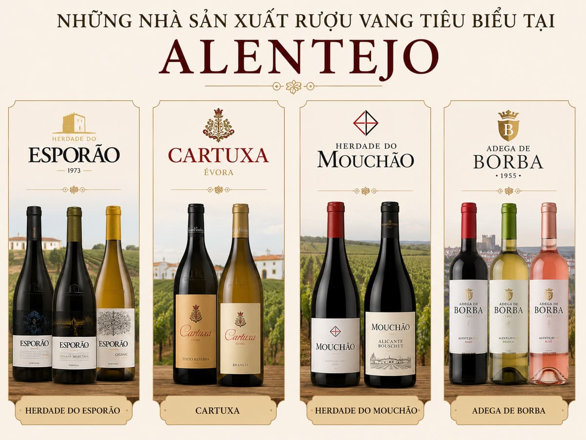 Nhà sản xuất rượu vang tại Alentejo