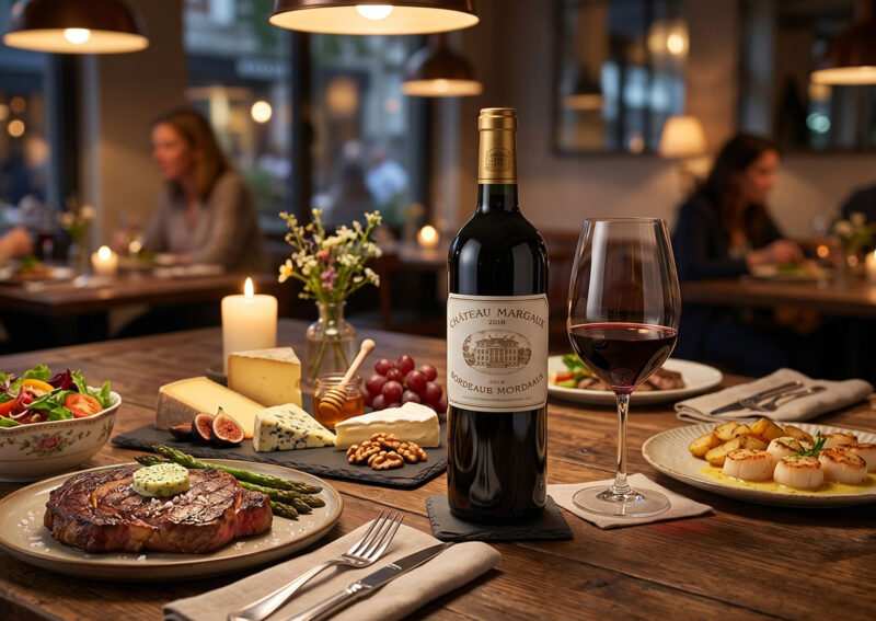 Uống rượu vang ăn gì