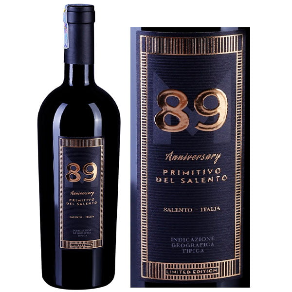 Rượu Vang 89 Anniversary Primitivo Del Salento