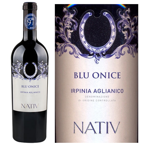 Rượu vang Blue Onice Arpinia Aglianico Doc
