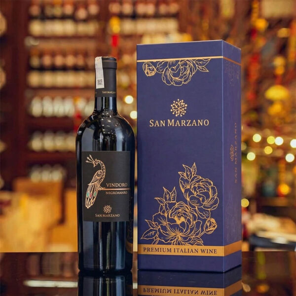 rượu vang con công Vindoro Negroamaro
