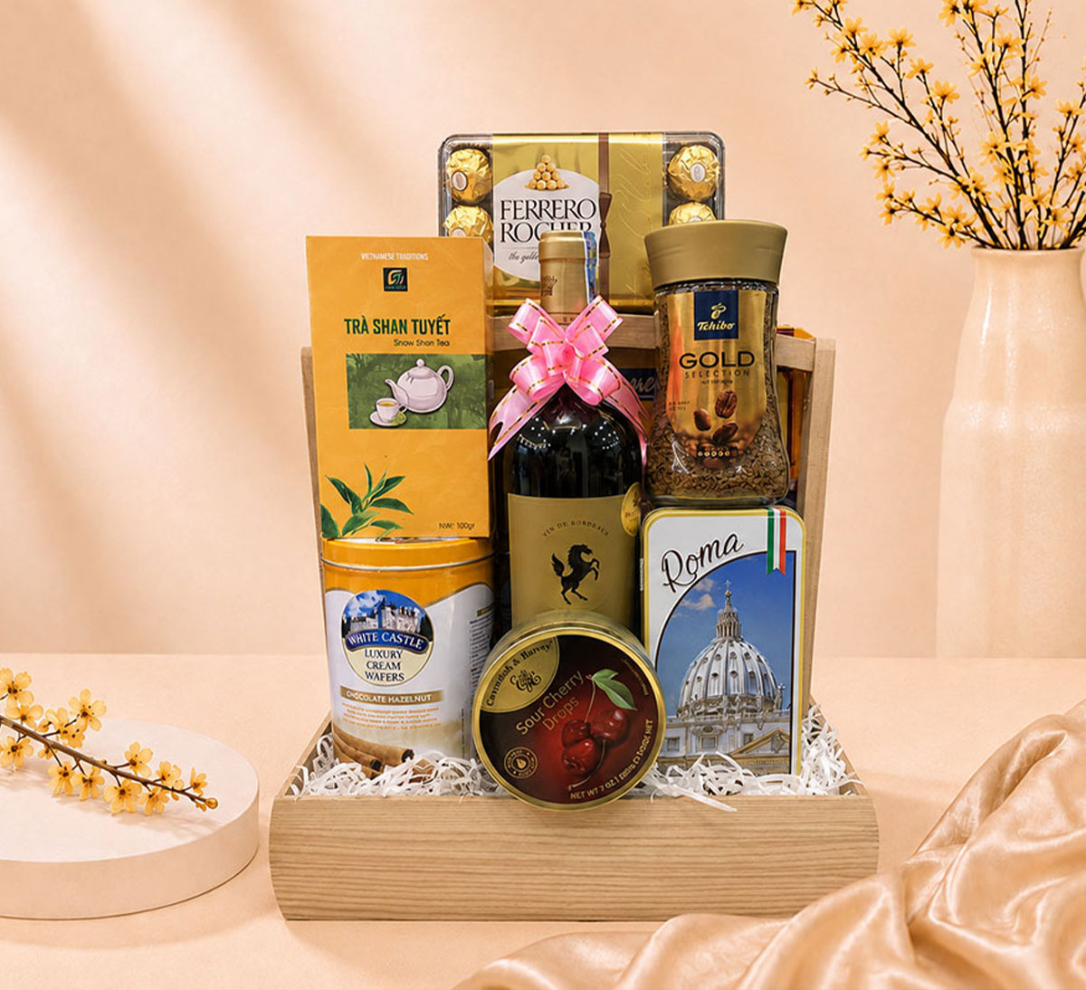 Giỏ Quà Tết Gia Đình GQT2102 | WineVN