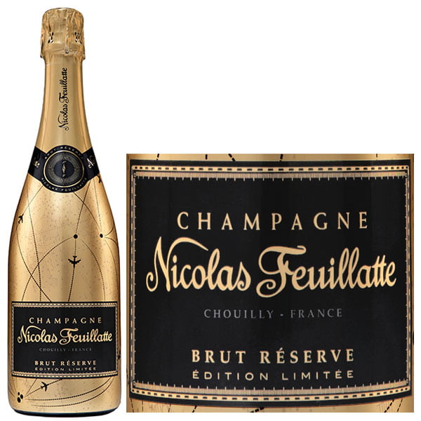 Rượu Champagne Nicolas Feuillatte Brut Réserve Gold