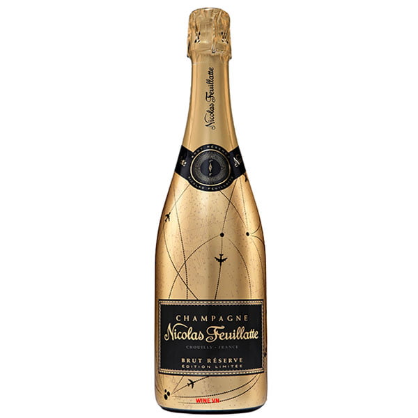 Rượu Champagne Nicolas Feuillatte Brut Réserve Gold