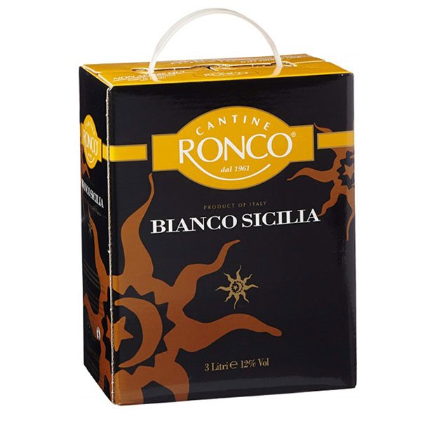 Rượu Vang Bịch Ronco Sicilia Bianco