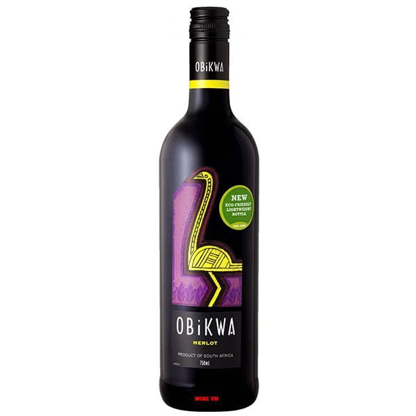 Rượu Vang Nam Phi Obikwa Merlot