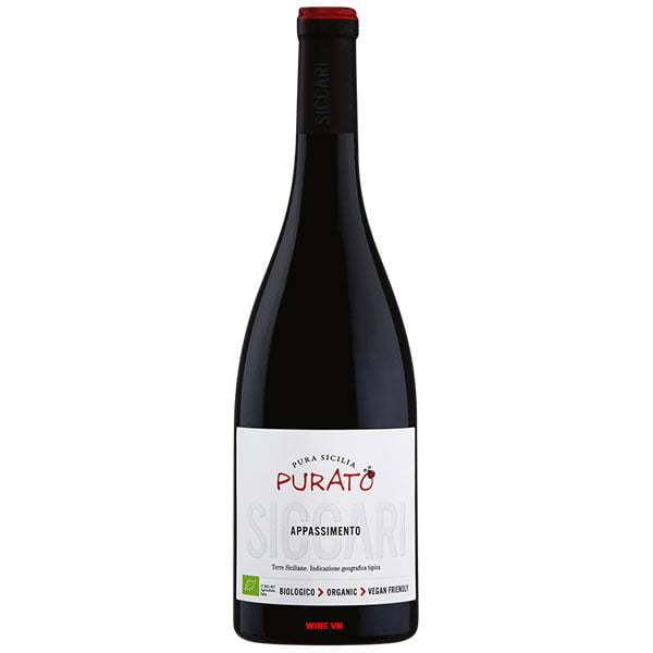 Rượu Vang Purato Sicari Appassimento Organic