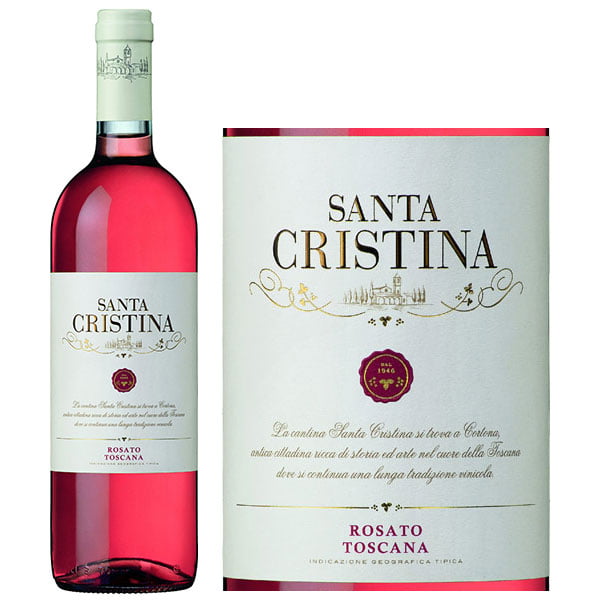 Rượu Vang Ý Antinori Santa Cristina Rosato Toscana
