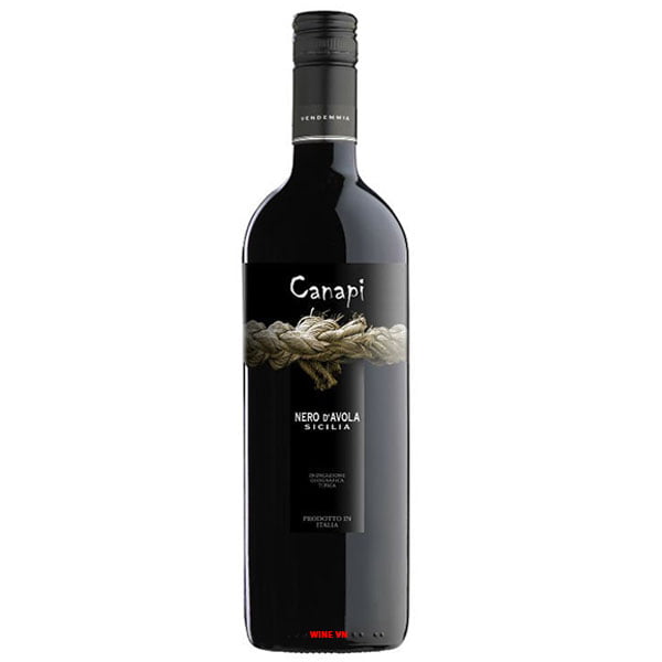 Rượu Vang Ý Canapi Nero D'Avola Sicilia