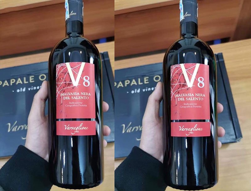 Rượu Vang Ý V8 Malvasia Nera Varvaglione 1921