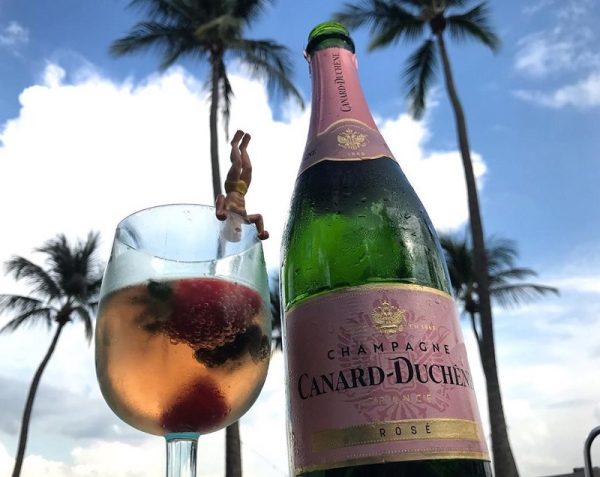 Champagne Canard Duchene Rose