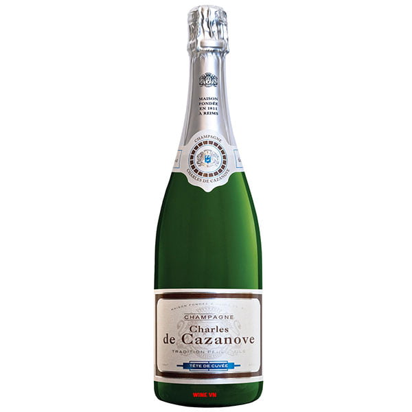 Rượu Champagne Charles De Cazanove Brut Tete De Cuvee