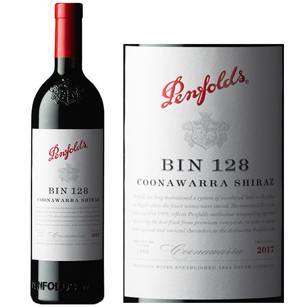 Rượu Vang Penfolds Bin 128 Coonawarra Shiraz