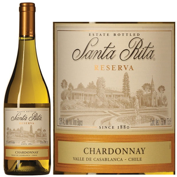 Rượu Vang Santa Rita Estate Reserva Chardonnay