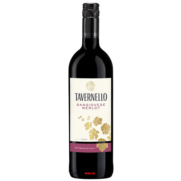 Rượu Vang Tavernello Rubicone Sangiovese Merlot