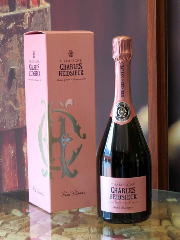 hộp rượu champagne Charles Heidsieck Rosé Réserve