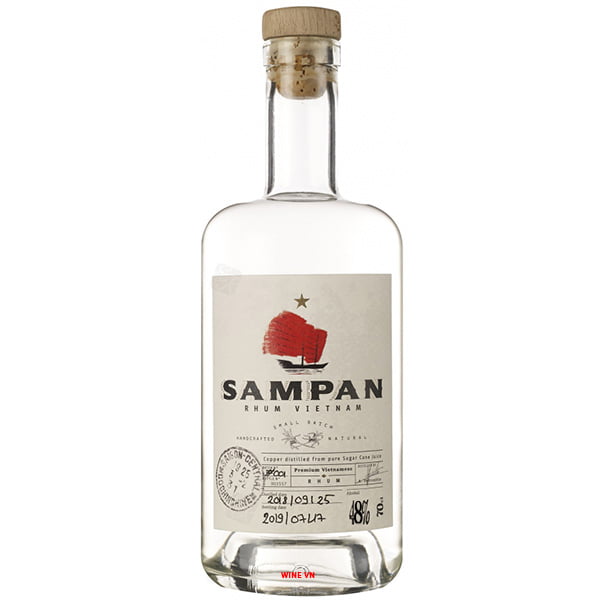 Rượu Sampan Rhum Viet Nam Blanc 48%