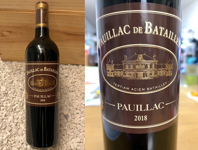 Vang Pauillac de Batailley