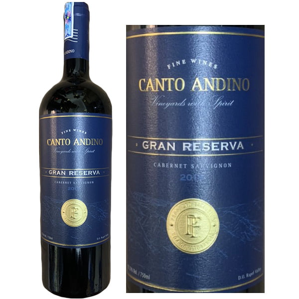 Rượu Vang CANTO ANDINO Grand Reserve Cabernet Sauvignon
