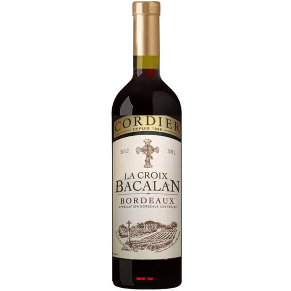 Rượu Vang Pháp Cordier La Croix Bacalan Bordeaux