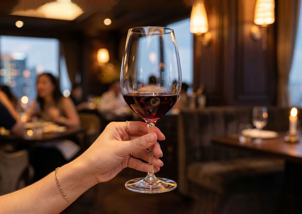 Cách Cầm Ly Uống Rượu Vang