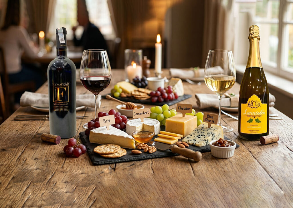 Rượu vang và Phô mai