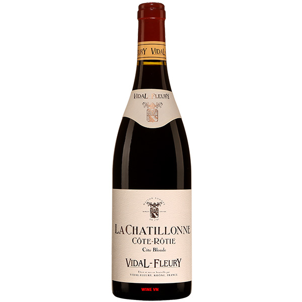 Vang Vidal Fleury La Chatillonne Cote Rotie