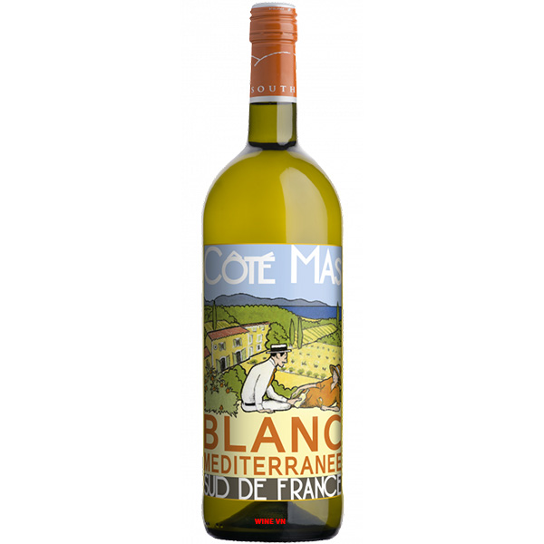 Rượu Vang Cote Mas Blanc Mediterranee