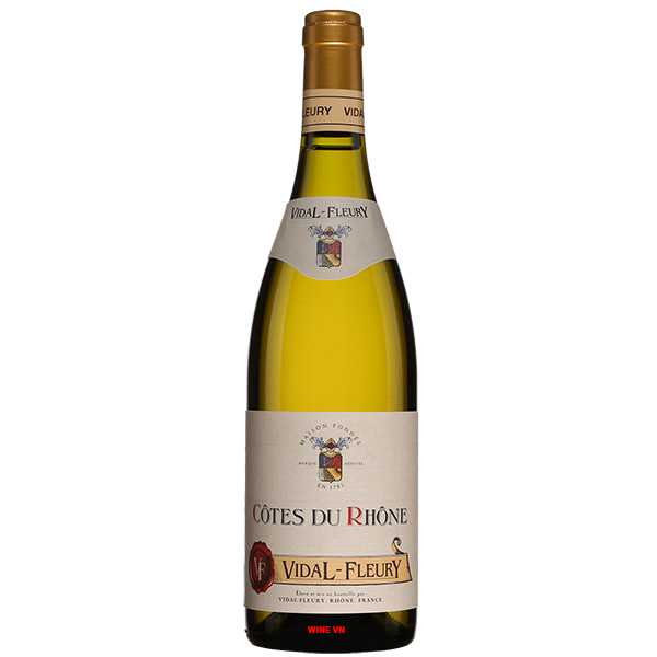 Rượu Vang Trắng Vidal Fleury Cotes Du Rhone