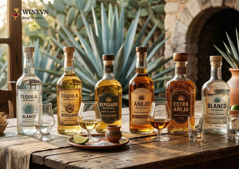 Các loại rượu Tequila