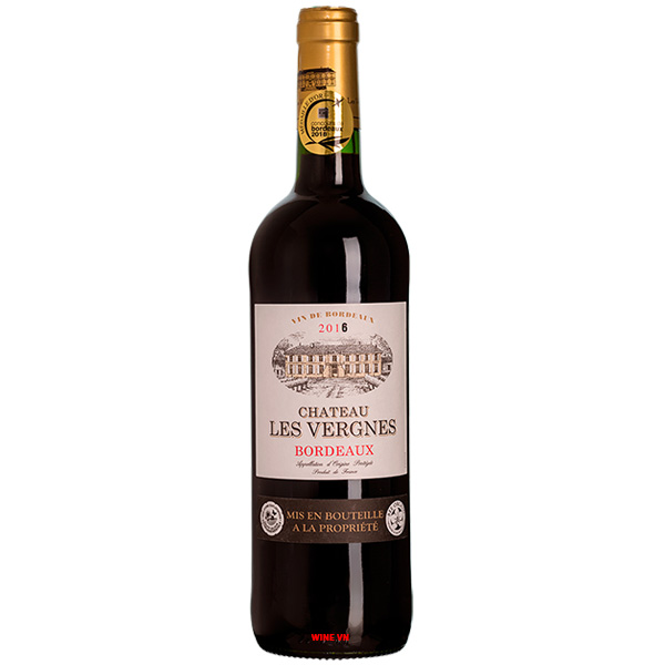 Rượu Vang Chateau Les Vergnes Bordeaux