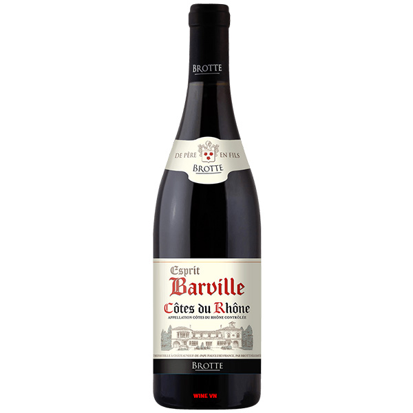 Rượu Vang Esprit Barville Côtes Du Rhone