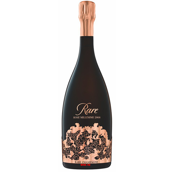 Rượu Champagne Rare Rosé Millésimé Brut