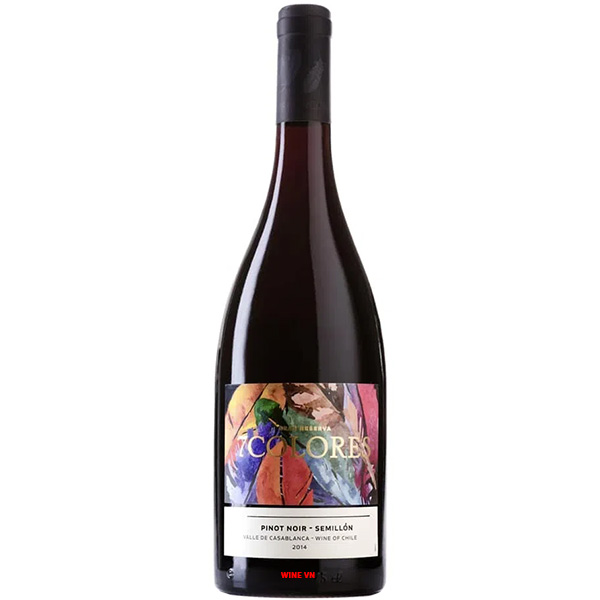 Rượu Vang 7Colores Gran Reserva Pinot Noir - Semillion