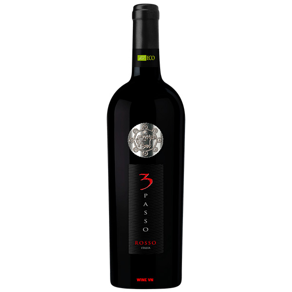 Rượu Vang 3 Passo Rosso Organic