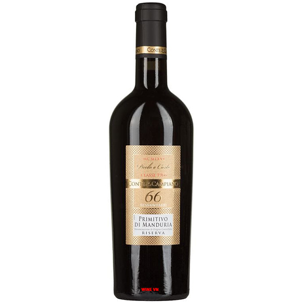 Rượu Vang Conte Di Campiano 66 Primitivo Di Manduria
