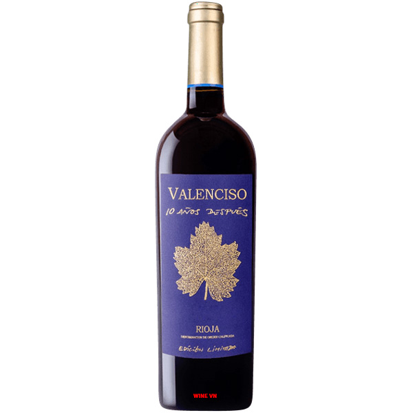 Rượu Vang Valenciso 10 Anos Despues