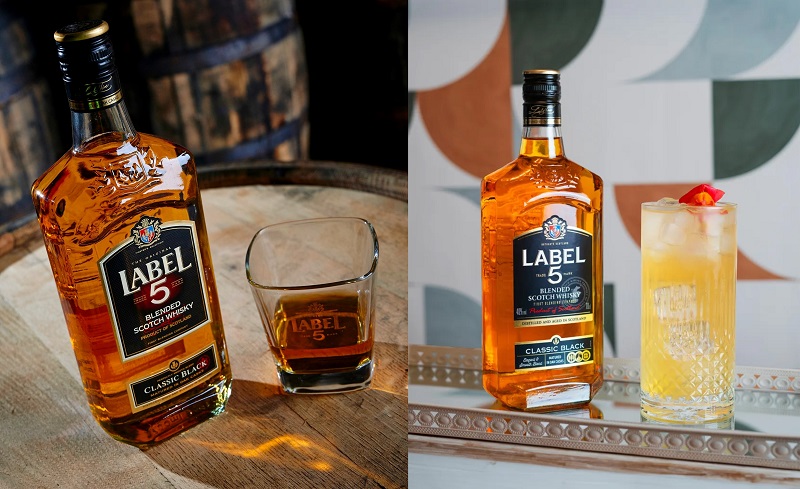 Thưởng thức rượu label 5 classic black