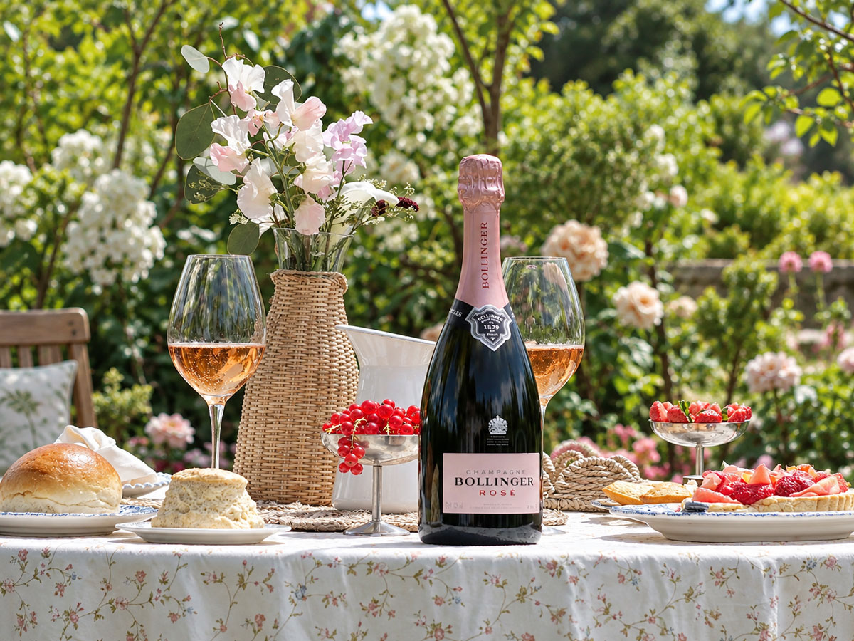 Champagne Bollinger Rose ăn với gì