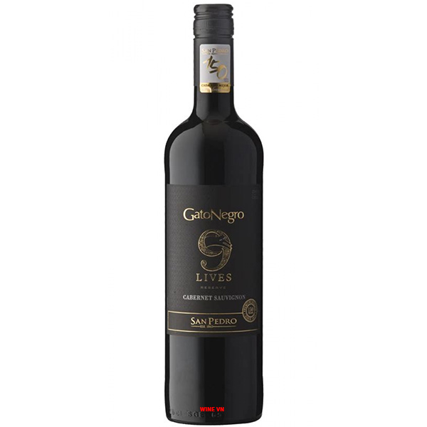 Rượu Vang Gato Negro 9 Lives Reserve Cabernet Sauvignon