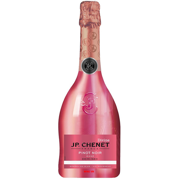 Rượu Vang JP Chenet Divine Pinot Noir Rose Demi - Sec