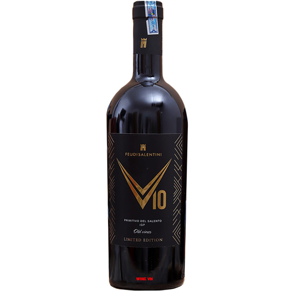 Rượu Vang V10 Primitivo Del Salento Limited Edition