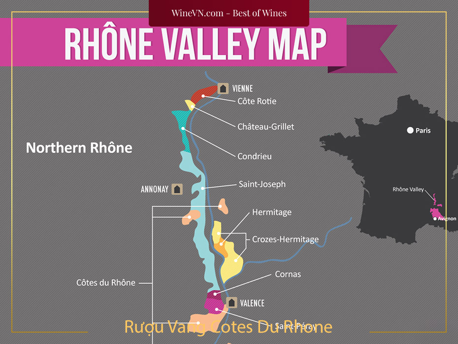Tìm Hiểu Về Rượu Vang Cotes Du Rhone