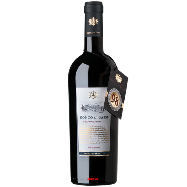 Rượu Vang Ronco Di Sassi Vino Rosso D’italia 98 Điểm