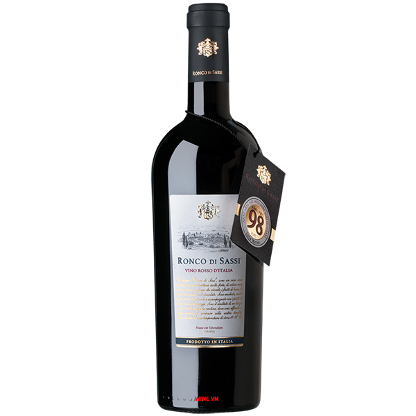 Rượu Vang Ronco Di Sassi Vino Rosso D'italia 98 Điểm
