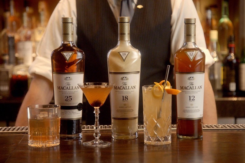 Pha chế cocktail từ rượu Macallan