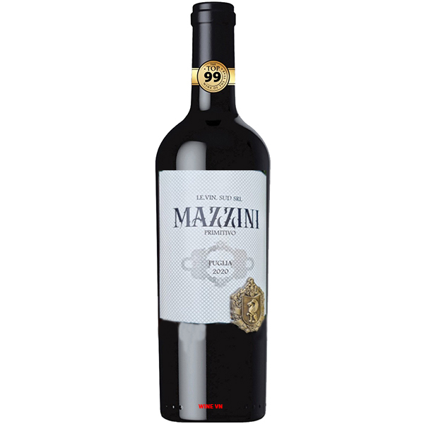 Rượu Vang Mazzini Primitivo 17 Độ
