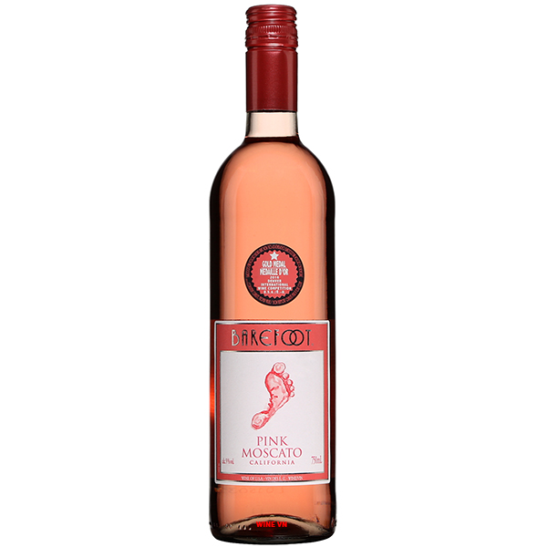 Rượu Vang Barefoot Pink Moscato